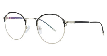 iChill Eyeglasses C7022 Black & Silver/Black/90