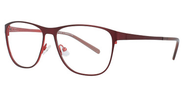Easyclip Eyeglasses EC487 Matt Red & Shiny Red/30