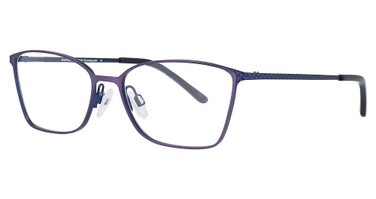 Easyclip Eyeglasses EC507 Satin Purple & Dark Blue/50