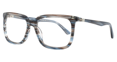 Takumi Eyeglasses TK1116 Blue & Brown Marbled/50