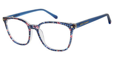 BETSEY JOHNSON Eyeglasses PRINTS CHARMING BLUE/BLU