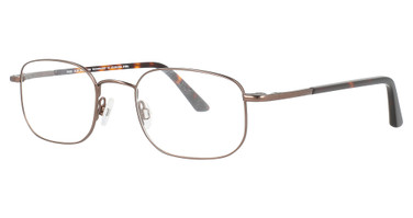 Cool Clip Eyeglasses CC836 Satin Dark Brown/10