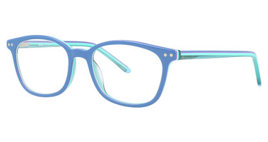 db4k Eyeglasses Layer Cake Denim/Aqua/2