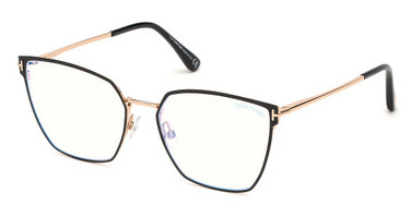 Tom Ford Eyeglasses FT5574-B shiny black/001