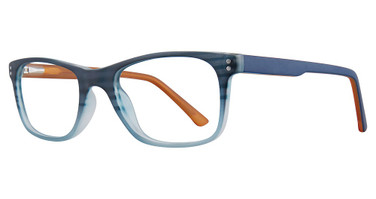 Eye Q Eyewear Eyeglasses SW527 BLUE/ORANGE/BLUE