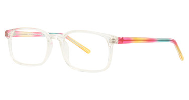 Broadway Eyeglasses Now Crystal/Fuchsia