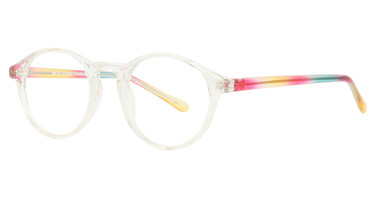 Broadway Eyeglasses Future Crystal/Fuchsia
