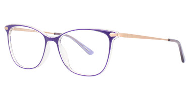 Takumi Eyeglasses TK1128 Violet & Crystal / Light Pink/80