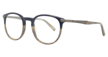 Easyclip Eyeglasses EC524 Dark Blue & Marbled Grey / Matt Dark Grey & Marbled Grey/50