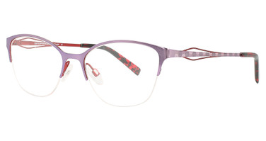 Easyclip Eyeglasses EC521 Shiny Light Gold & Brown/30