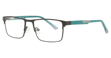 db4k Eyeglasses Hot Shot Matte Black/Teal/Pebble/3