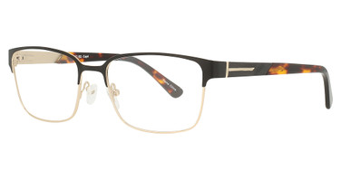 DICAPRIO Eyeglasses DC182 BLACK/GOLD