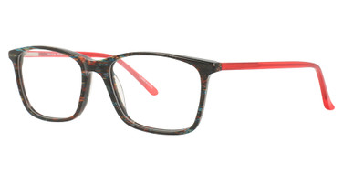 Karen Kane Eyeglasses Rosary Pea Red Multi