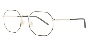 Cinzia Eyeglasses CIN-5108 Black/Gold/1