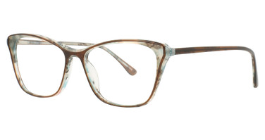 Takumi Eyeglasses TK1141 Brown & Aqua Marbled/Brown/10