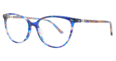 Takumi Eyeglasses TK1134 Blue & Orange & Purple Marbled/50