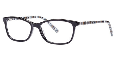 Elan Collection Eyeglasses 3043 Black/Beige