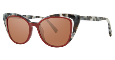 Vera Wang Eyeglasses V493 Cranberry Tortoise/CY