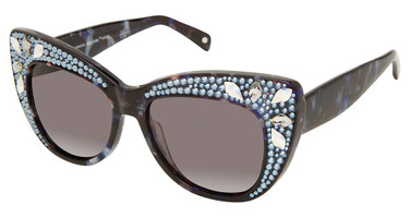 Jimmy Crystal New York Eyeglasses JCS545 Azure/AZURE