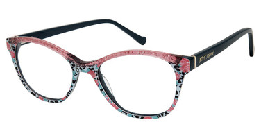 BETSEY JOHNSON Eyeglasses SHIMMY TEAL/TEA