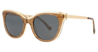 Divaldi Eyeglasses DV0130 Brown Marbled & Crystal Light Brown/10