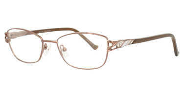 Elegante Eyeglasses EL44 Light Brown/6