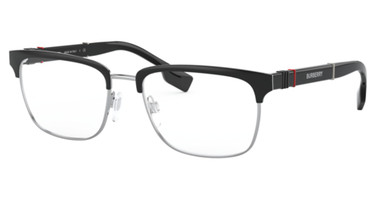 Burberry Eyeglasses BE1348 ALBA SILVER/MATTE BLACK/1306