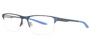 Nike Eyeglasses NIKE 8045 BRUSHED THUNDER BLUE/RACER/416