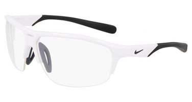 Nike Eyeglasses RUN X2 D WITH 2.0 TRIVEX (101) WHITE/BLACK/TRIVEX/101