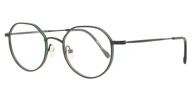 Scott Harris Eyeglasses Scott Harris 708 Black/Neon/Kelly/3
