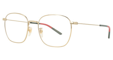 Gucci Eyeglasses GG0681O GOLD-GOLD-TRANSPARENT/001
