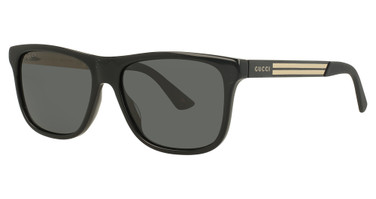 Gucci Eyeglasses GG0687S BLACK-BLACK-GREY/002