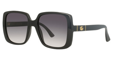 Gucci Eyeglasses GG0632S BLACK-BLACK-GREY/001