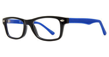 Chlogan Eyewear Eyeglasses Aura 1804 Black/ Blue