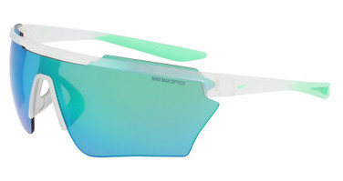 Nike Eyeglasses NIKE WNDSHLD ELITE PRO M DC3382 (900) MATTE CLEAR/GREEN MIRROR/900