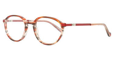 Takumi Eyeglasses TK1136 Red & Orange & Crystal Marbled / Matt Red/30