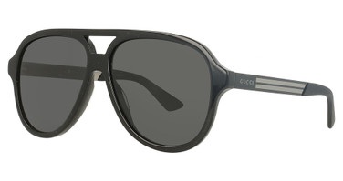Gucci Eyeglasses GG0688S BLACK-BLACK-GREY/001