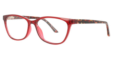 Elements Eyeglasses EL-408 Red/Red Tort/1