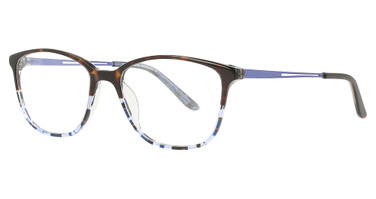 Takumi Eyeglasses TK1170 Blue Marbled & Demi Amber/50