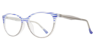 Zimco Eyeglasses Attitudes 53 Blue Stripe