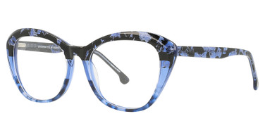 Divaldi Eyeglasses DVO8144 Demi Dark Blue & Light Blue & Demi Blue/50