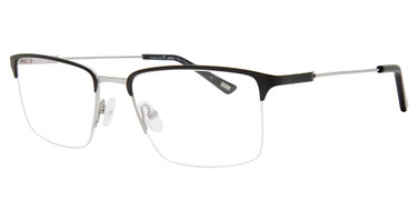 Konishi Eyeglasses KONISHI KF8604 Black/Silver/C1