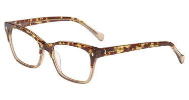 Lucky Brand Eyeglasses VLBD229 Brown Horn