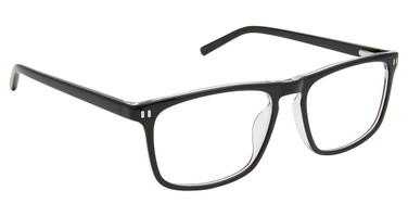 Superflex Eyeglasses SF-591 BLACK CRYSTAL/S300