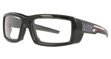 ArmouRx Eyeglasses 6014 BLACK WITH USA FLAG/USA