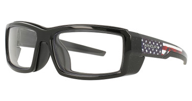 ArmouRx Eyeglasses 6014A BLACK WITH USA FLAG/USA