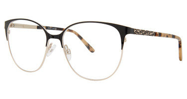 Daisy Fuentes Eyeglasses Daisy Fuentes La Veronica BLK/GOLD/235
