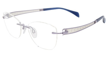 Line Art Eyeglasses XL 2151 Blue/BL