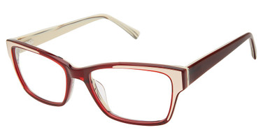 gx by GWEN STEFANI Eyeglasses GX083 burgundy / rose gold/BUR