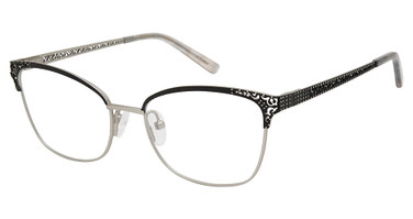 Nicole Miller Eyeglasses Delavan BLACK/GOLD/C01